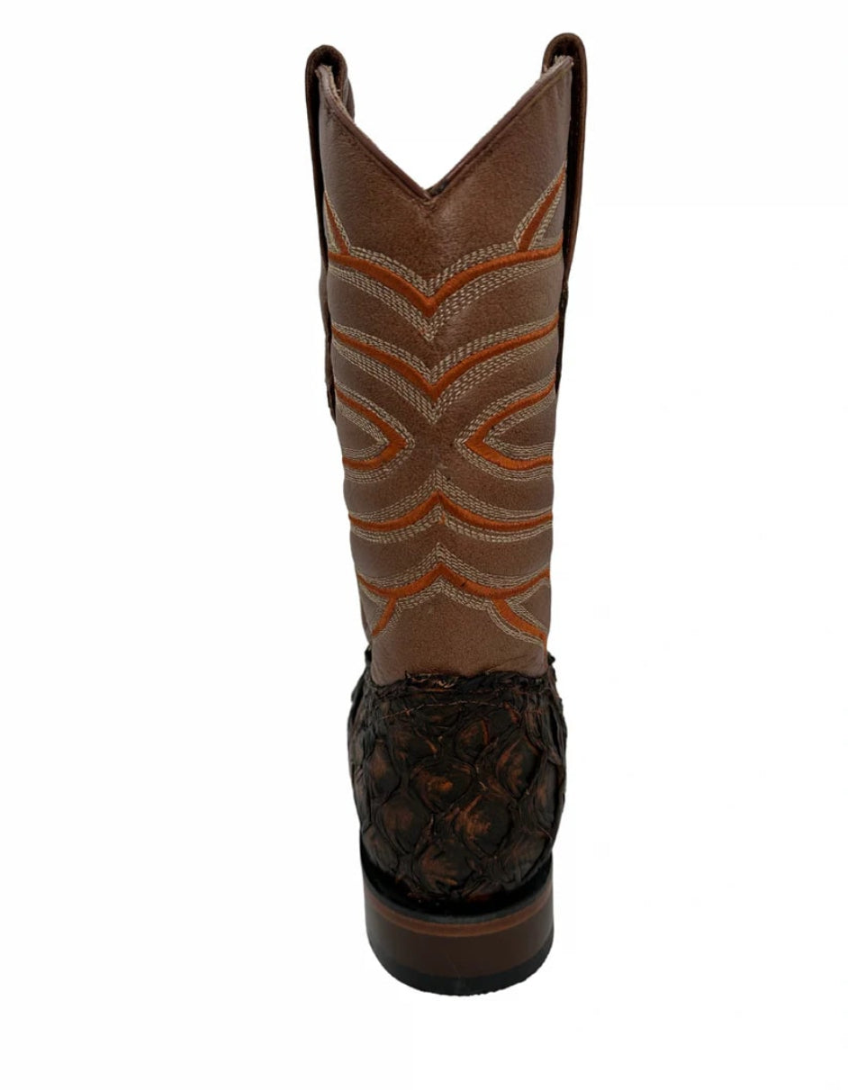Los Altos Pirarucu Cognac European Square Toe Men’s Boot main image 1
