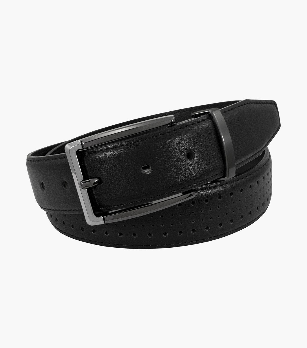 Stacy Adams Pacer Perf Leather Belt by Stacy Adams Shoes