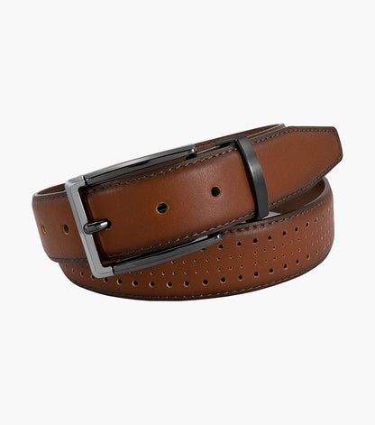 Stacy Adams Pacer Perf Leather Belt by Stacy Adams Shoes