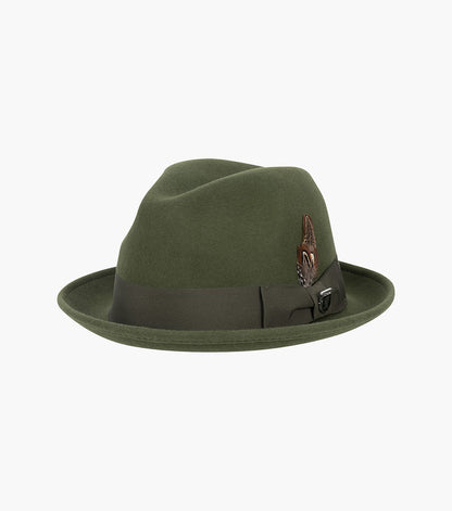ARI FEDORA Wool Felt Pinch Front Hat