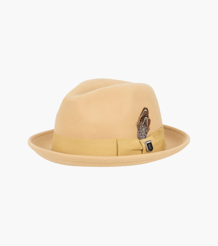 ARI FEDORA Wool Felt Pinch Front Hat