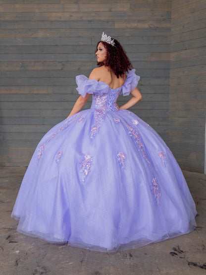 Off Shoulder Sweetheart Quinceanera Dress Corset Ball Gown by Calla SCL30012