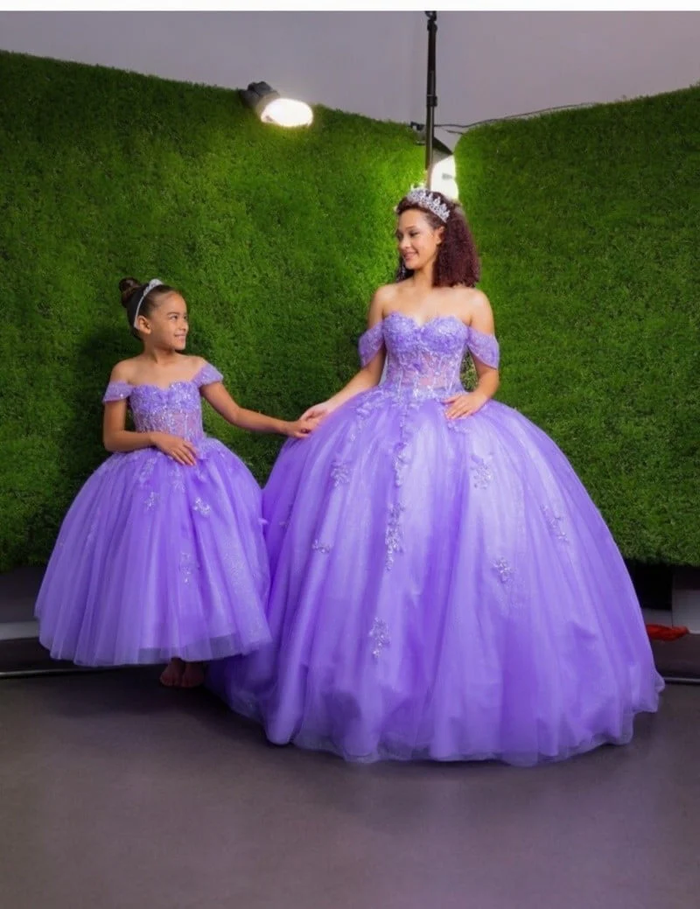 3D Butterfly Quinceanera Dress Off-Shoulder Ball Gown by Calla SCL30015