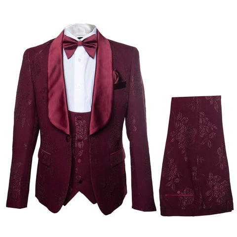 Rossi Man RM1253 ƒ?? Formal 3-Piece Smoking Style Tuxedo for Men