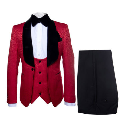 Rossi Man RM1448 ?? Elegant Smoking Style 3-Piece Tuxedo Set for Men
