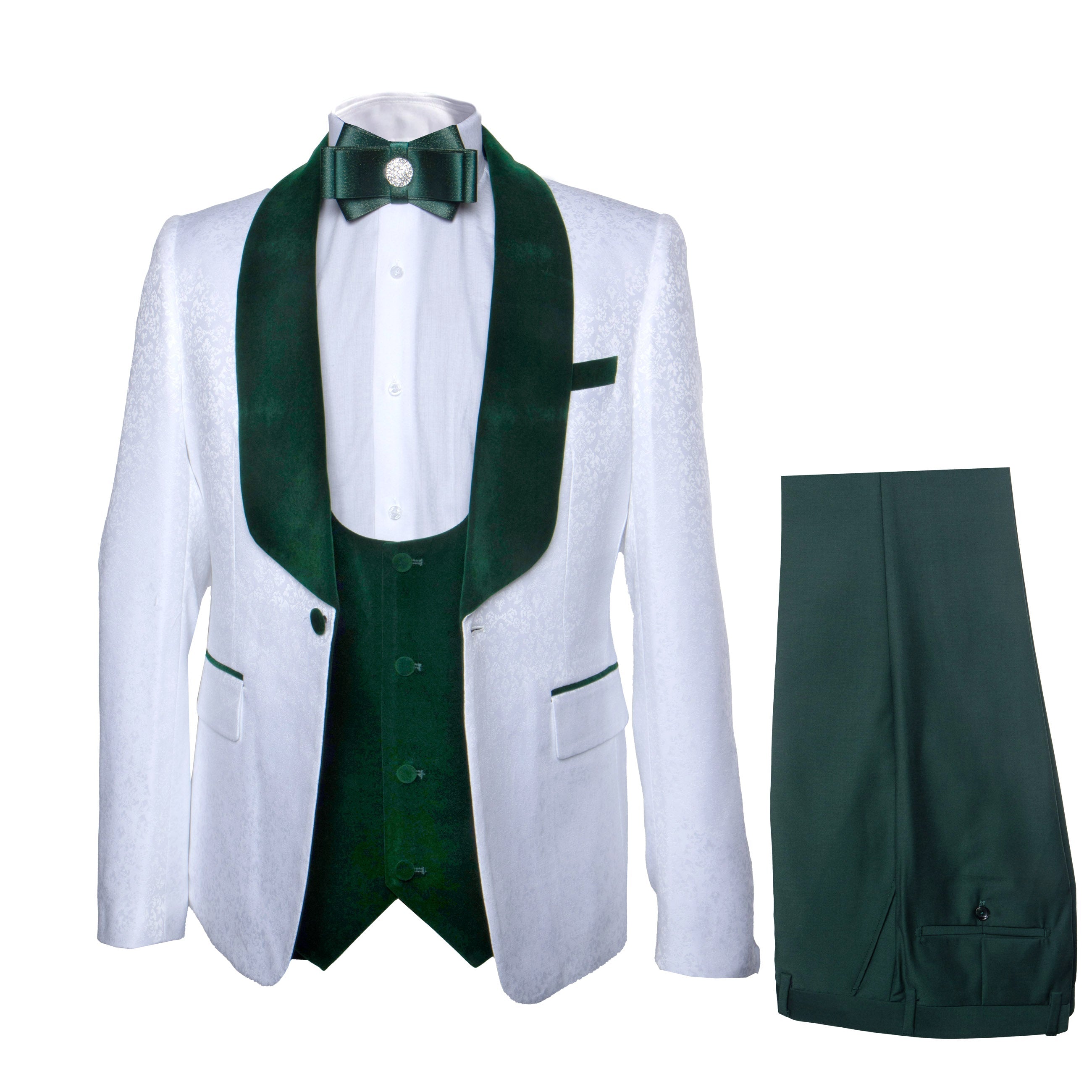 Rossi Man RM1482 ƒ?? Men's 3-Piece Tuxedo from the Smoking S Collection