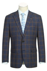 saco-vaquero-western-sport-coat-western-blazer-mens-slim-fit-two-button-sport-coat-blazer-navy-blue-gold-windowpane-plaid