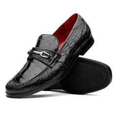 marco-di-milano-hugo-mens-shoes-black-stylish-exotic-alligator-horsebit-loafers