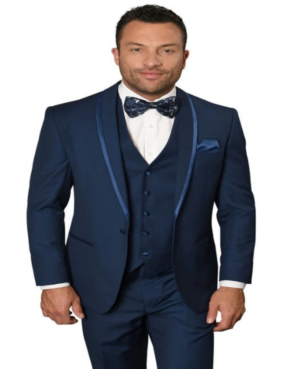 Mens Sapphire Tailored Fit Tuxedos