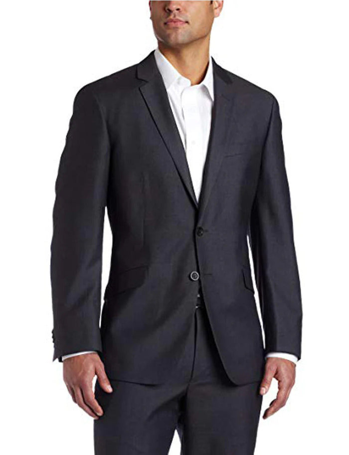 Men’s Sean Connery Style Dark Gray Suit – Timeless Classic Formal Wear