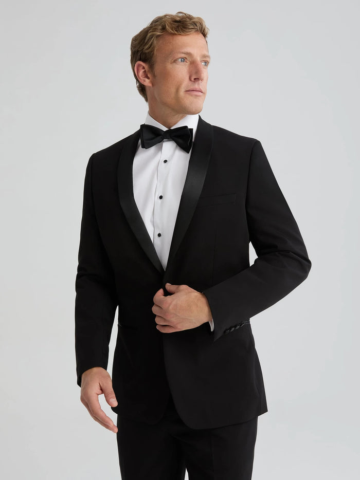 Mens Black Shawl Lapel Tuxedo