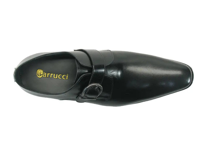 Carrucci Signature Buckle Monk Strap Shoe