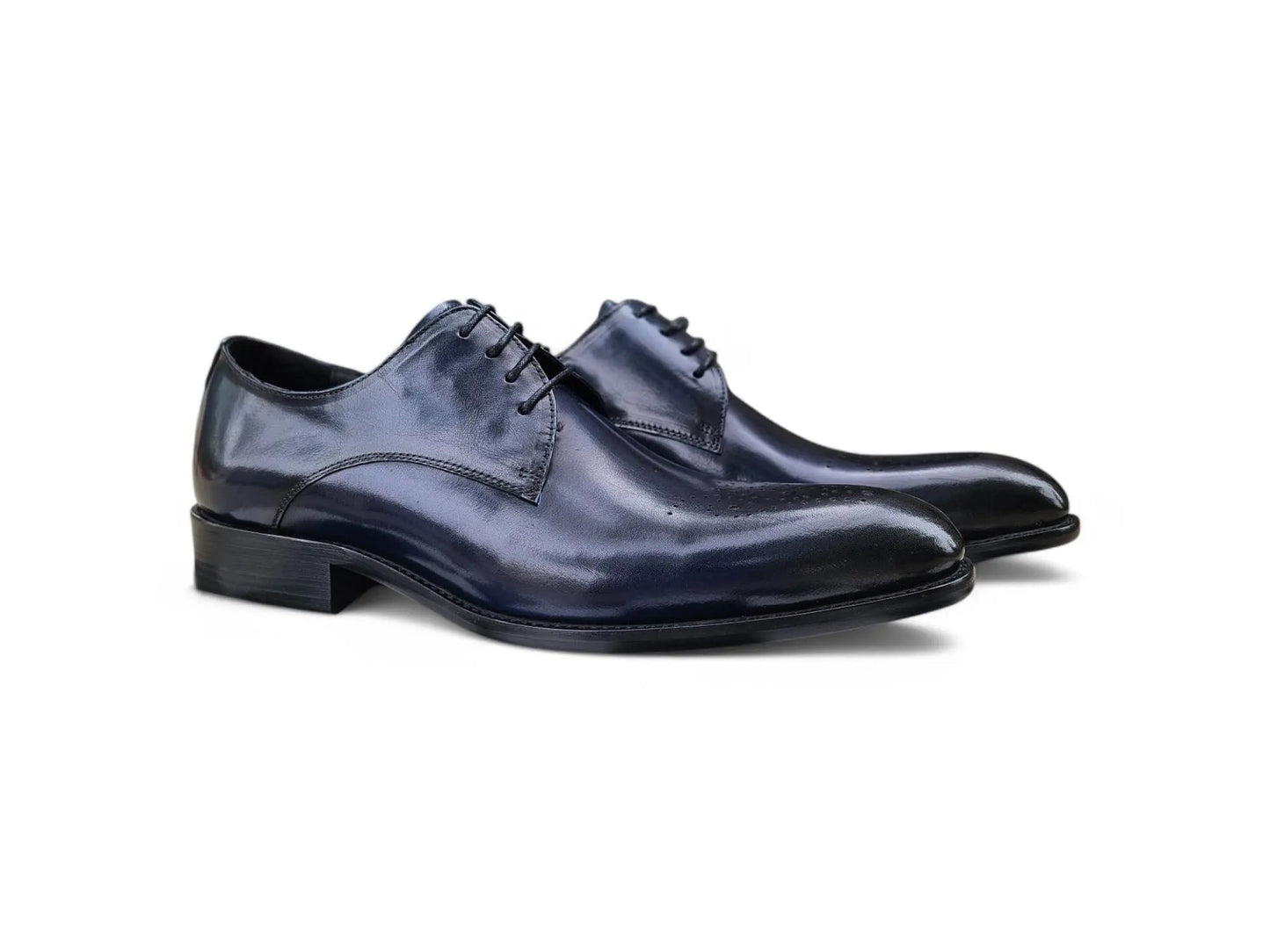 Signature Burnished Lace-up Derby Carrucci