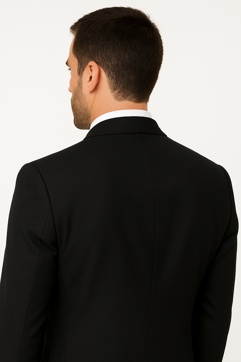 Extra Slim Fit Suit Mens Slim Fit Suit - Fitted Suit - Skinny Suit Black Tapered Fitted European Cut Suit