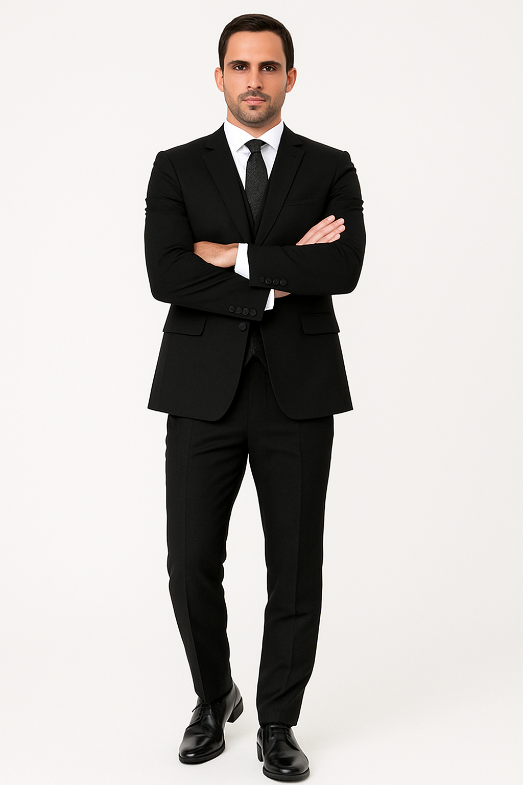Extra Slim Fit Suit Mens Slim Fit Suit - Fitted Suit - Skinny Suit Black Tapered Fitted European Cut Suit