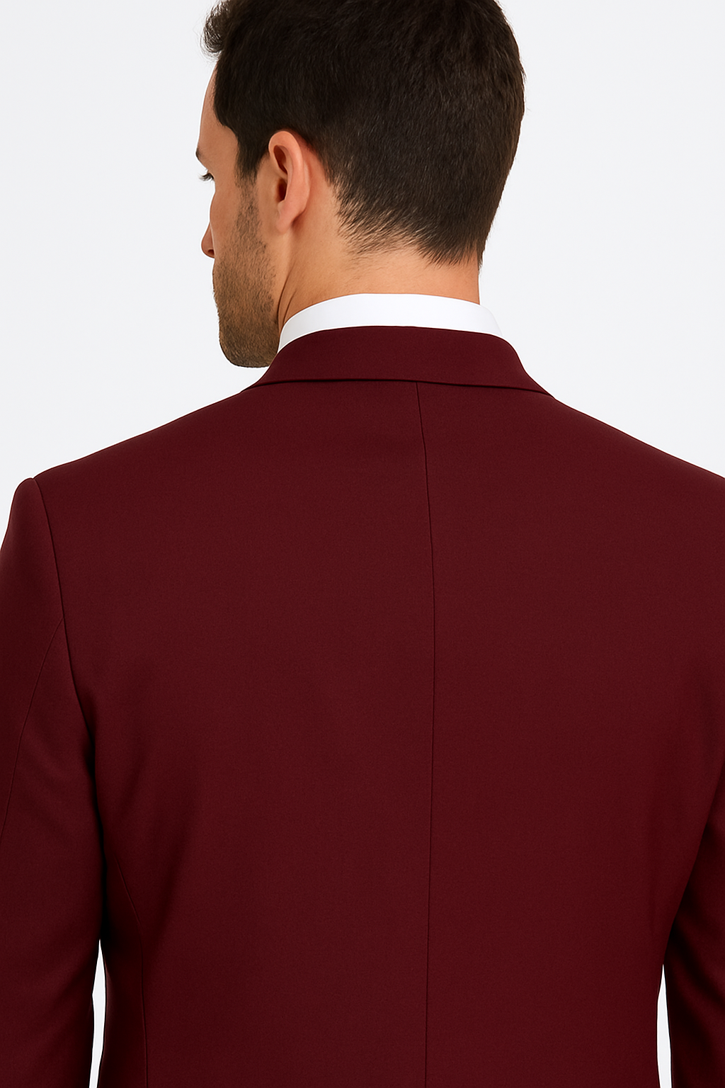 Extra Slim Fit Suit Mens Slim Fit Suit - Fitted Suit - Skinny Suit Burgundy Tapered Fitted European Cut Suit