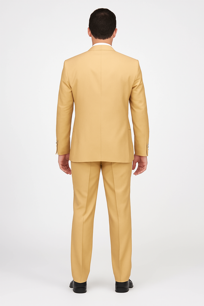 Extra Slim Fit Suit Mens Slim Fit Suit - Fitted Suit - Skinny Suit Camel Tapered Fitted European Cut Suit