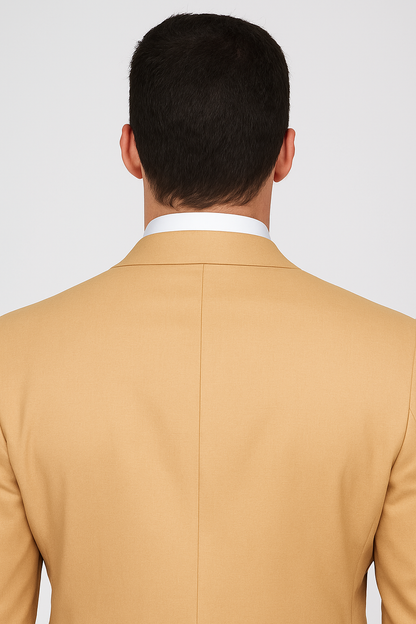 Extra Slim Fit Suit Mens Slim Fit Suit - Fitted Suit - Skinny Suit Camel Tapered Fitted European Cut Suit