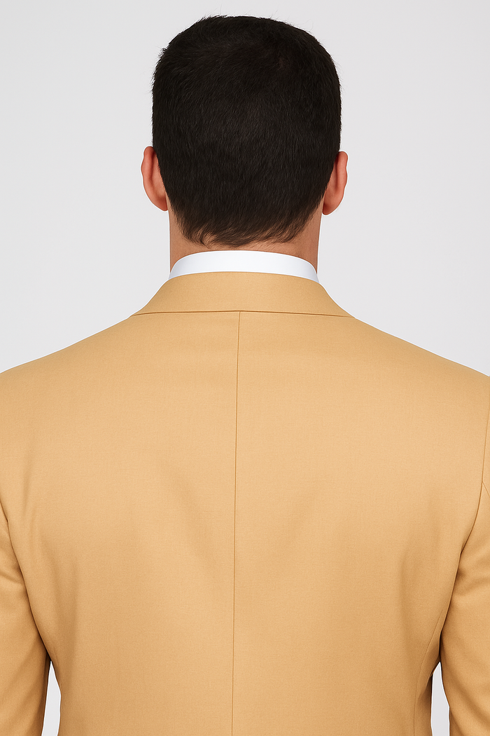 Extra Slim Fit Suit Mens Slim Fit Suit - Fitted Suit - Skinny Suit Camel Tapered Fitted European Cut Suit