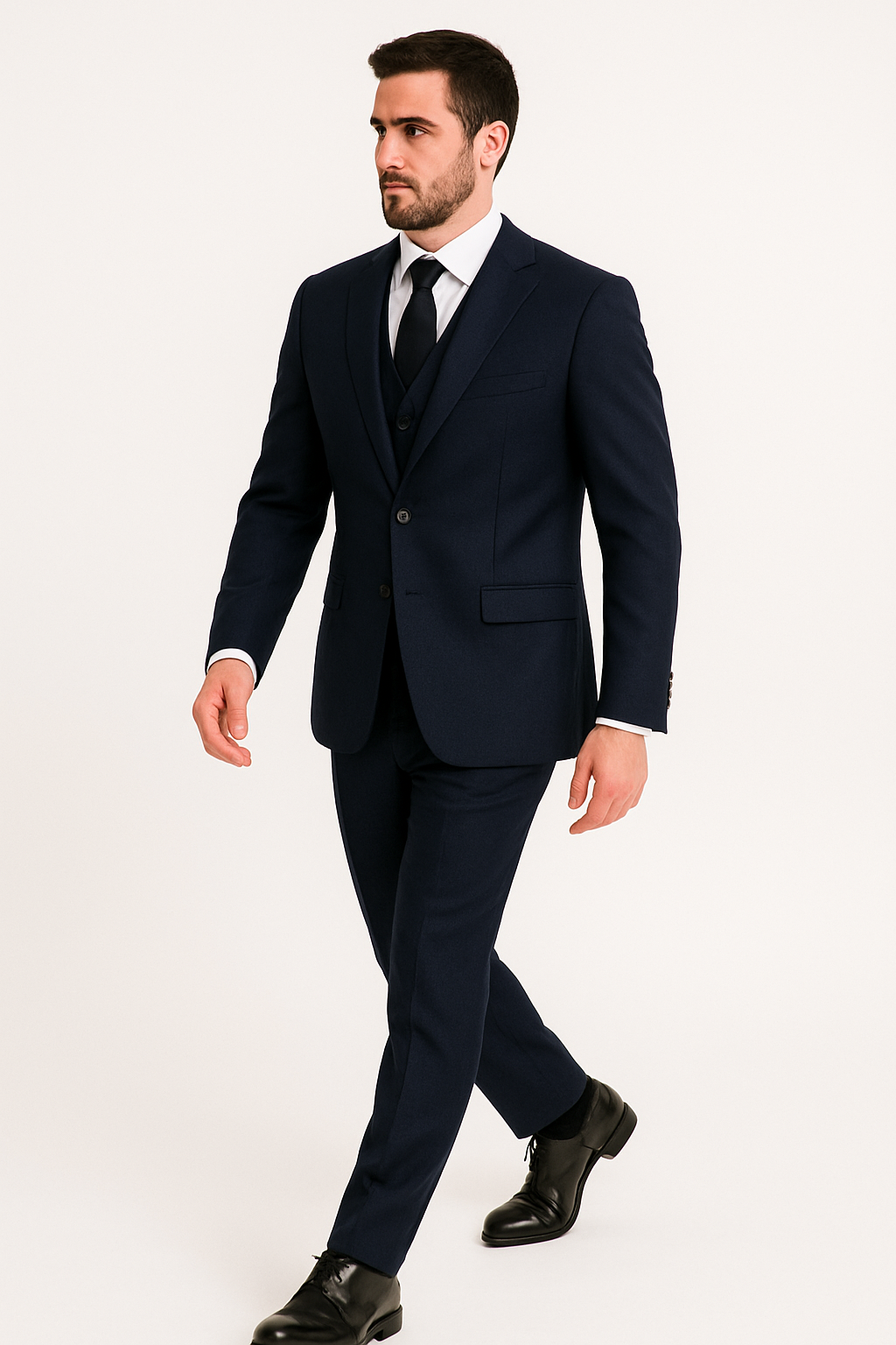 Extra Slim Fit Suit Mens Slim Fit Suit - Fitted Suit - Skinny Suit Navy Tapered Fitted European Cut Suit