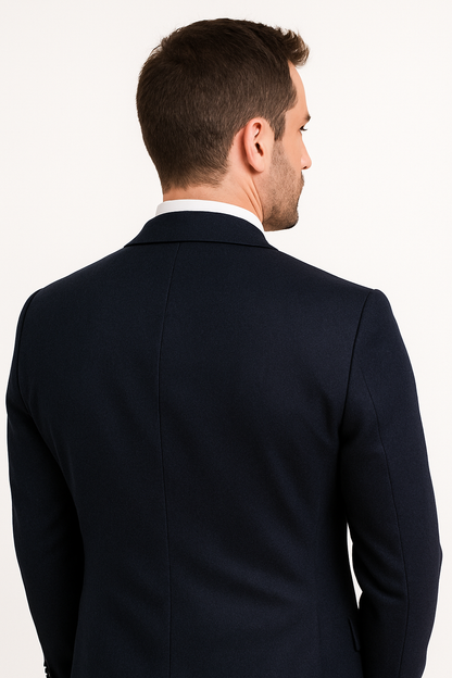 Extra Slim Fit Suit Mens Slim Fit Suit - Fitted Suit - Skinny Suit Navy Tapered Fitted European Cut Suit