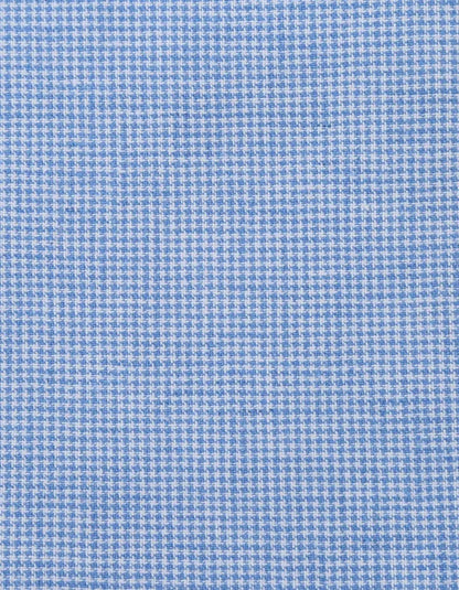 Mens Classic Two Button Linen & Cotton Summer Sport Coat Sky Blue Blazer - Men's Tuxedo USA
