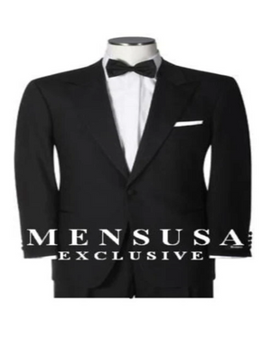 Slk3 Peak Collor One Button Super 120's Wool  Shirt  Bow Tie Suits