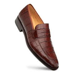 mens-sport-piccolo-genuine-american-alligator-penny-loafer-by-mezlan-made-in-spain-brand - Size: 8