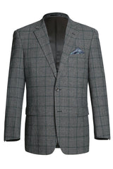 saco-vaquero-western-sport-coat-western-blazer-mens-two-button-classic-fit-wool-sport-coat-blazer-in-brown-olive-gren-windowpane-plaid