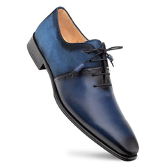 colomer-navy-cobalt-calf-suede-oxford-shoes-by-mezlan-made-in-spain-brand - Size: 8