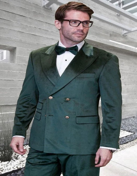 Mens Suits With Gold Buttons - White