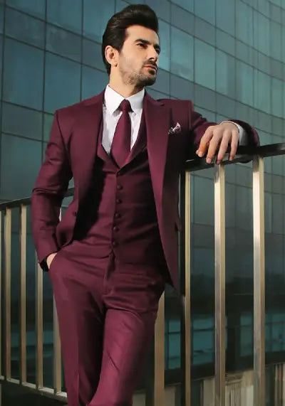 Burgundy Suits