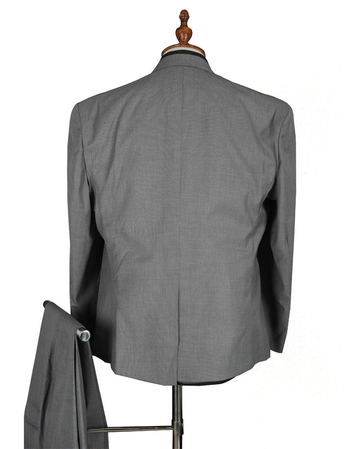 SF Men's Light Grey Suit – Contemporary Fit Business & Wedding Suit