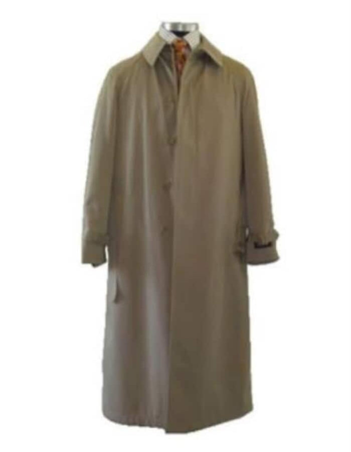 Mens Overcoat - Topcoat For Men - Winter Fabric - Single-breasted closure Tan Mens 1930s Overcoat - Men's Tuxedo USA