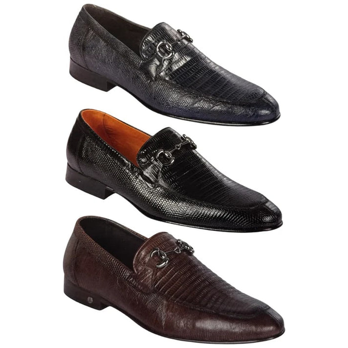 Lombardy Lizard Teju Bit Loafers