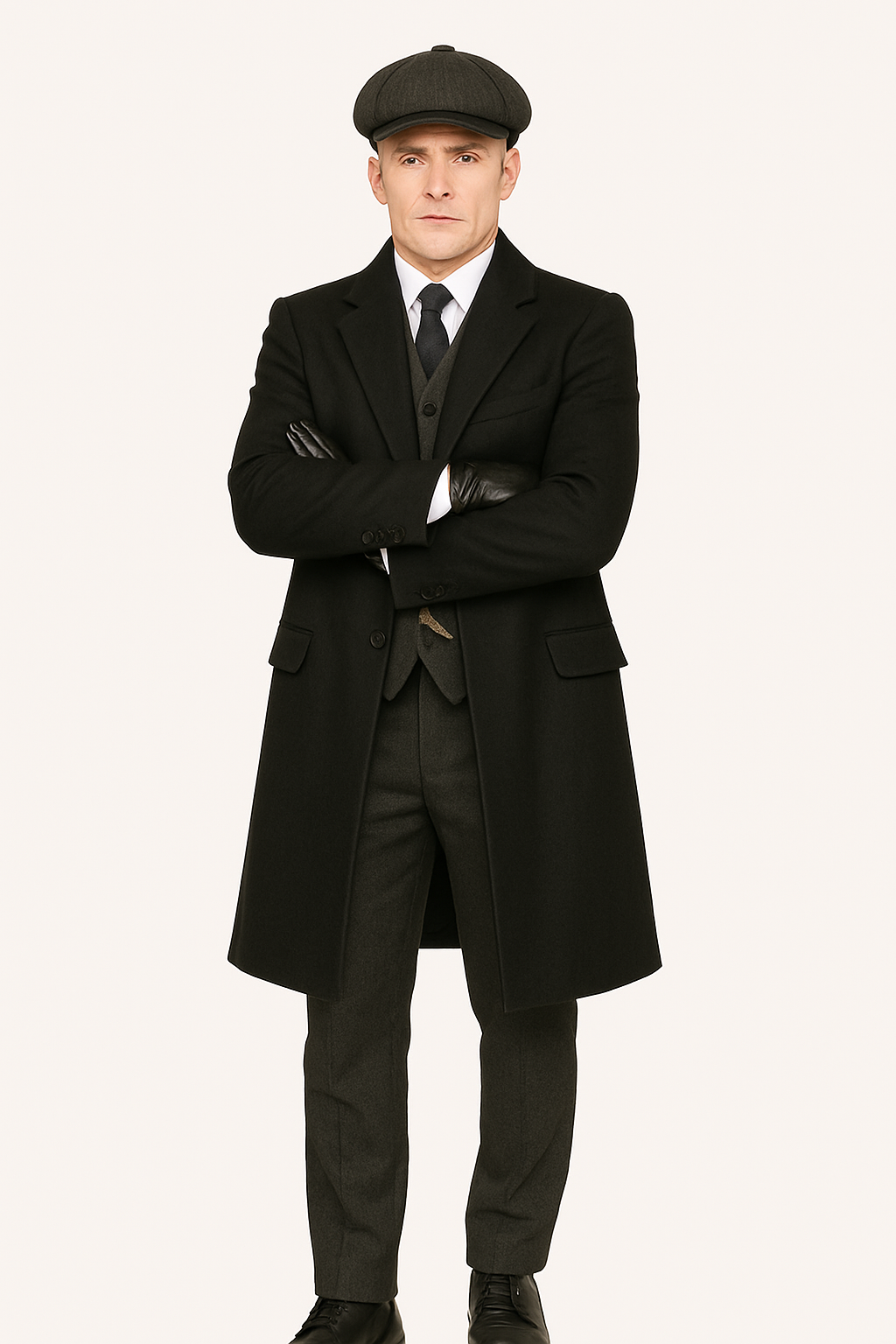 Mens Costume Thomas Shelby Suit & Overcoat