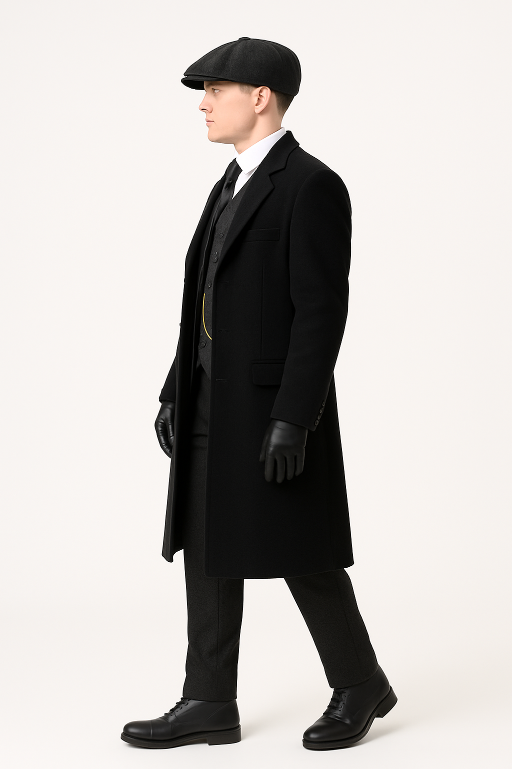 Mens Costume Thomas Shelby Suit & Overcoat