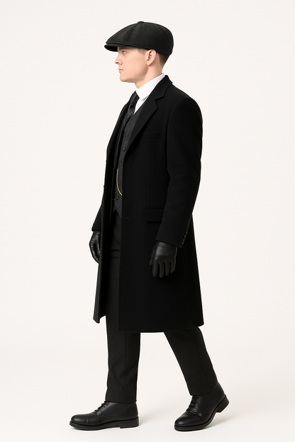 Mens Costume Thomas Shelby Suit & Overcoat