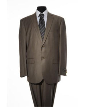 Men's Olive 2 Button 2 Piece Suit