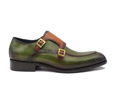 two-tone-monk-strap-buckle-loafer