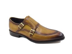 two-tone-monk-strap-buckle-loafer