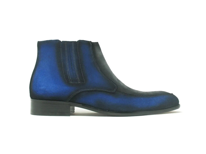 Carrucci Two Tone Suede Chelsea Boots