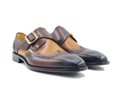 two-tone-wingtip-monk-strap