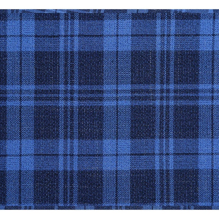 Saco vaquero - Western Sport Coat - Western Blazer - Mens Slim Fit Two Button Sport Coat Blazer In Royal & Navy Blue Windowpane Plaid