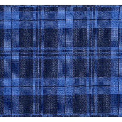 Saco vaquero - Western Sport Coat - Western Blazer - Mens Slim Fit Two Button Sport Coat Blazer In Royal & Navy Blue Windowpane Plaid