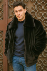 mens-black-faux-fur-overcoat-fuzzy-warm-winter-jacket-style