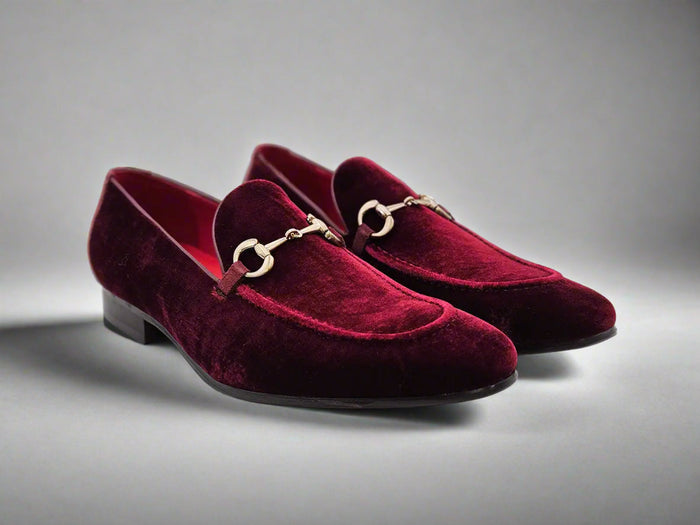 Carrucci Velvet Buckle Loafer