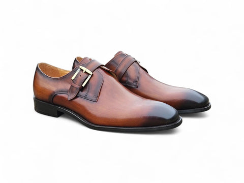 Versatile Fashion Single Monk Strap Loafer Carrucci