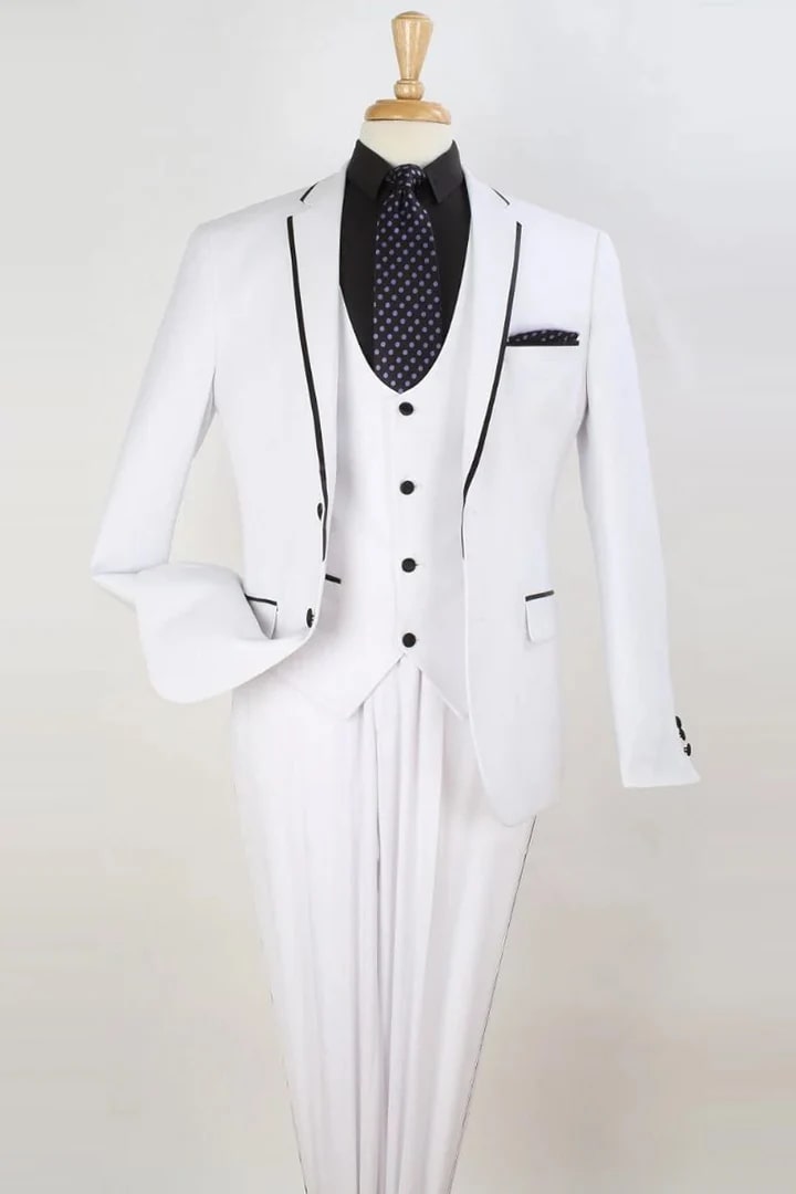 38 All White Mens Tuxedo Wedding Suit Mens Two Button Slim Fit 38-all-white-mens-tuxedo-wedding-suit-mens-two-button-slim-fit