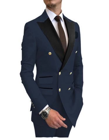 Double Breasted Tuxedo - Double Breasted Suit - "Groom Suit - Groom Tuxedo" - Wedding Suit